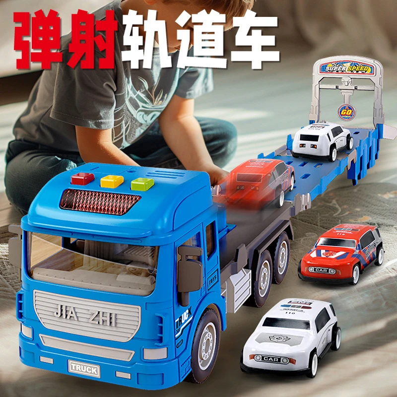 工程车挖掘机大号惯性工程车挖掘机车益智早教带灯光音乐故事玩具