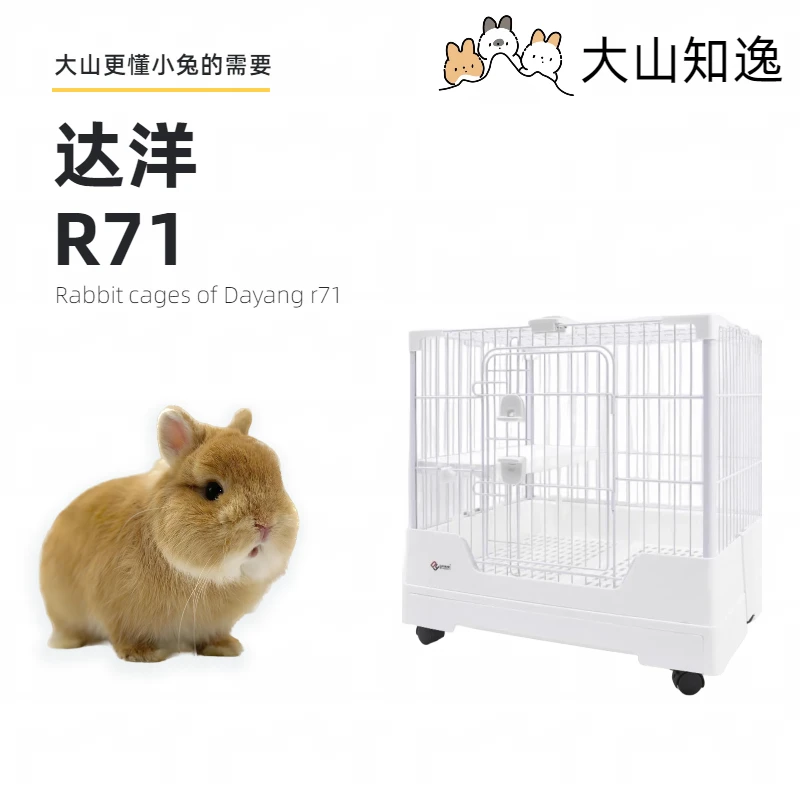 R81R71豪华防喷尿兔子专用笼子小号双层家用宠物兔笼