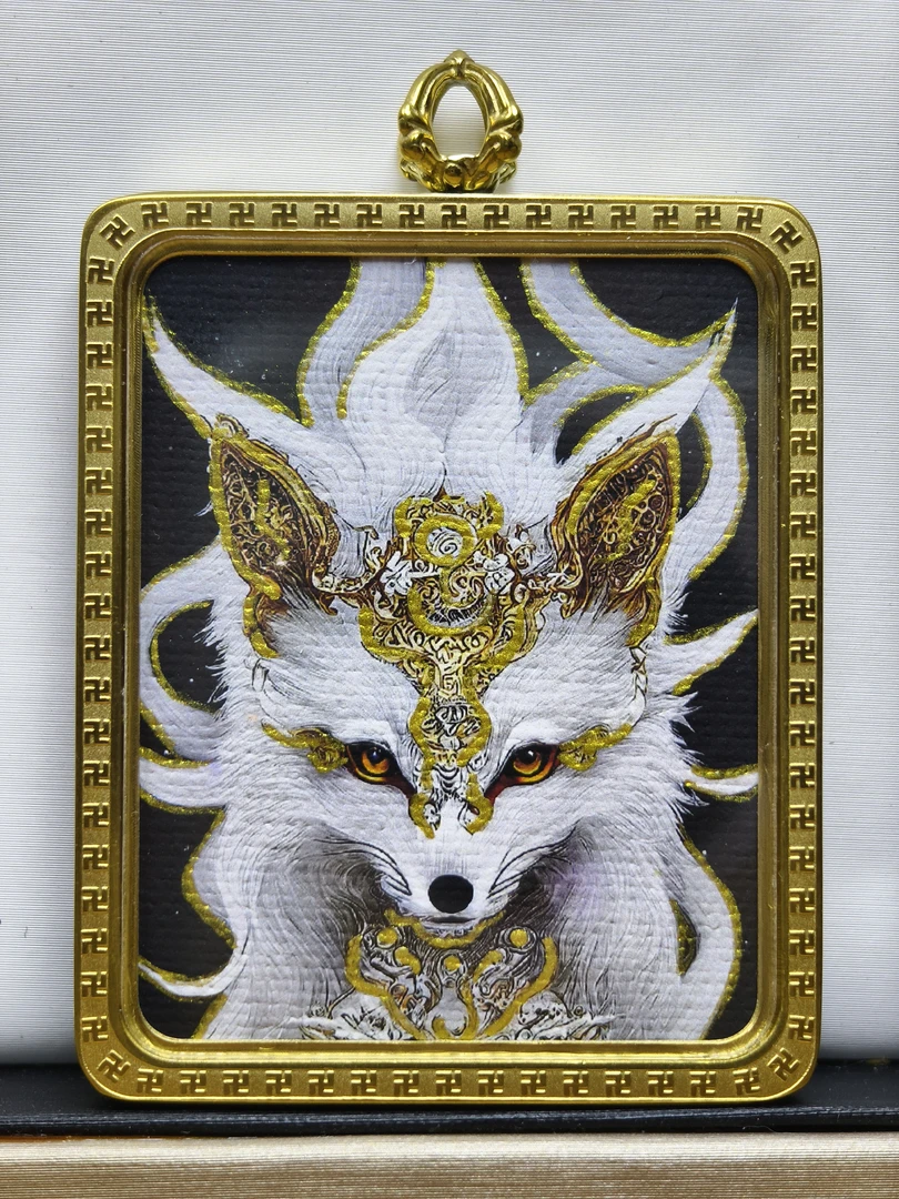 小九  唐卡  热贡 画风  藏族 文化 艺术 吊坠