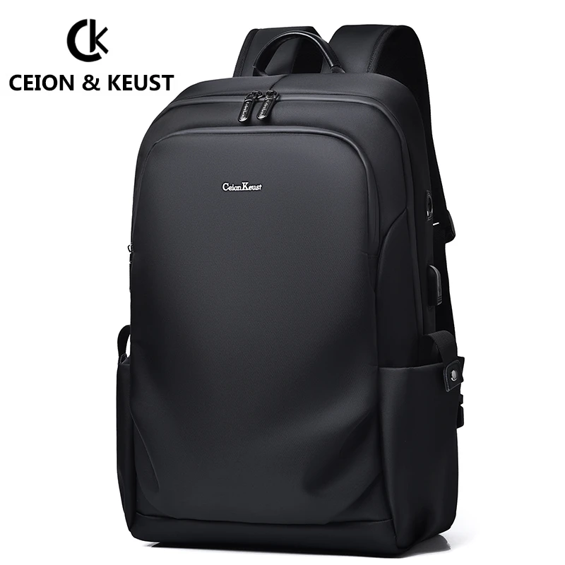 Ceion & Keust男士防水牛津布双肩背包多功能电脑包休闲运动旅行