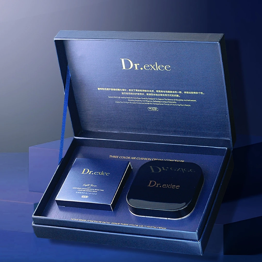 艾斯黎光感遮瑕修容三色气垫霜