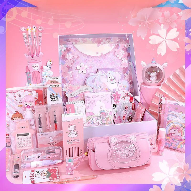 3-3  文具组合套装（以实物展示为主）本子/笔/手账贴纸