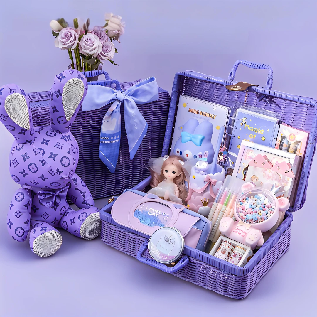 4-9  文具组合链接（以实物展示为主）本子/笔/手账贴纸