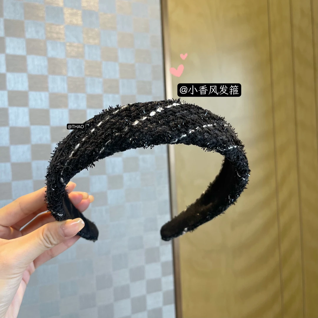 小香风气质发箍复古编织丝绒法式轻奢韩版-0056