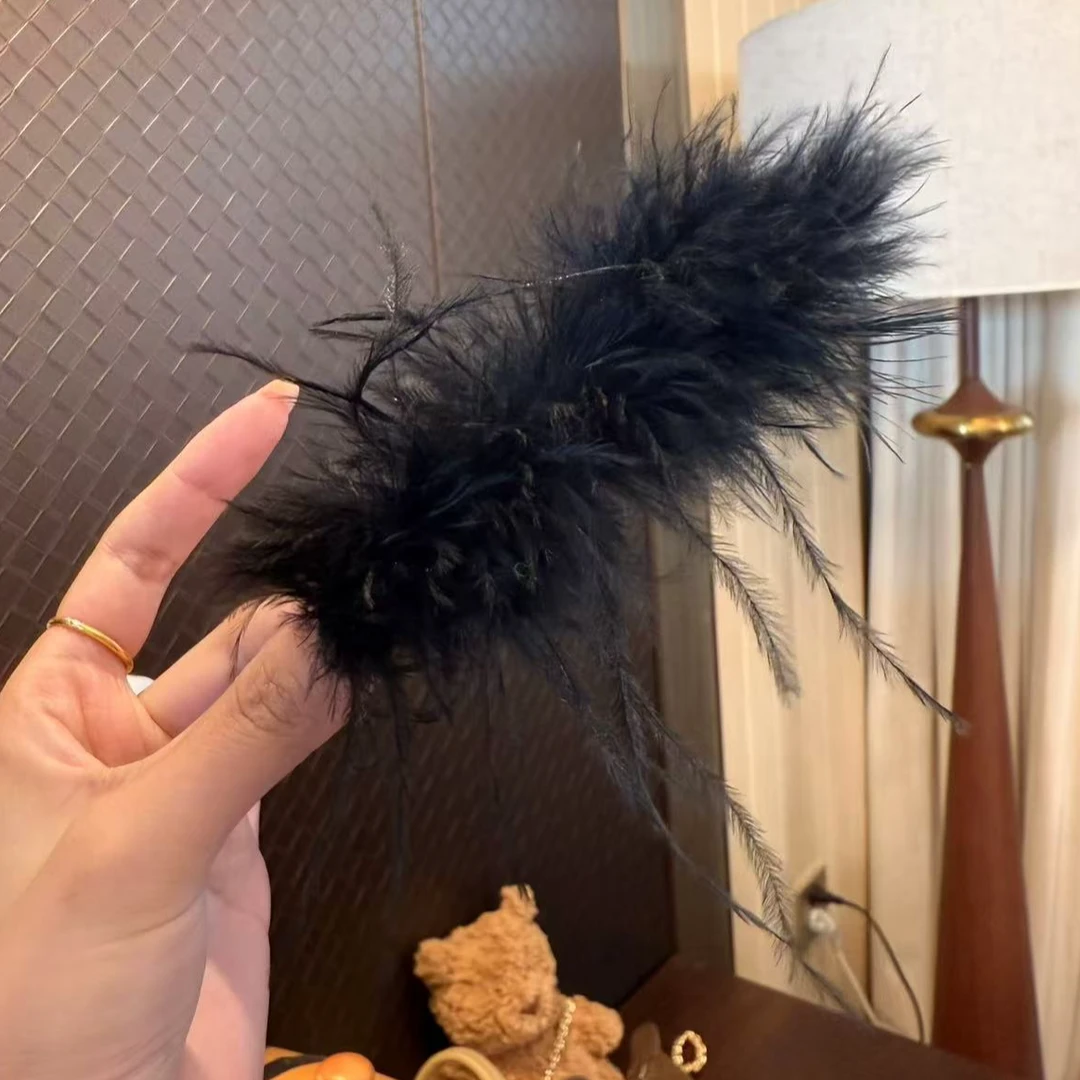 TIAO同款氛围感温柔毛毛发夹-FJ668