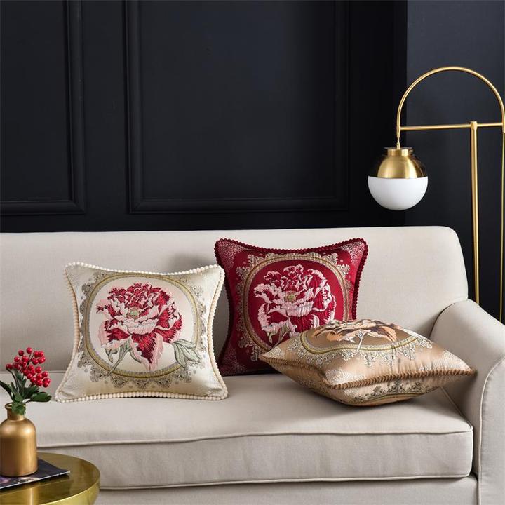 诗本双面沙发靠背垫抱枕枕套靠枕靠垫欧式可选含芯枕靠被大号可拆