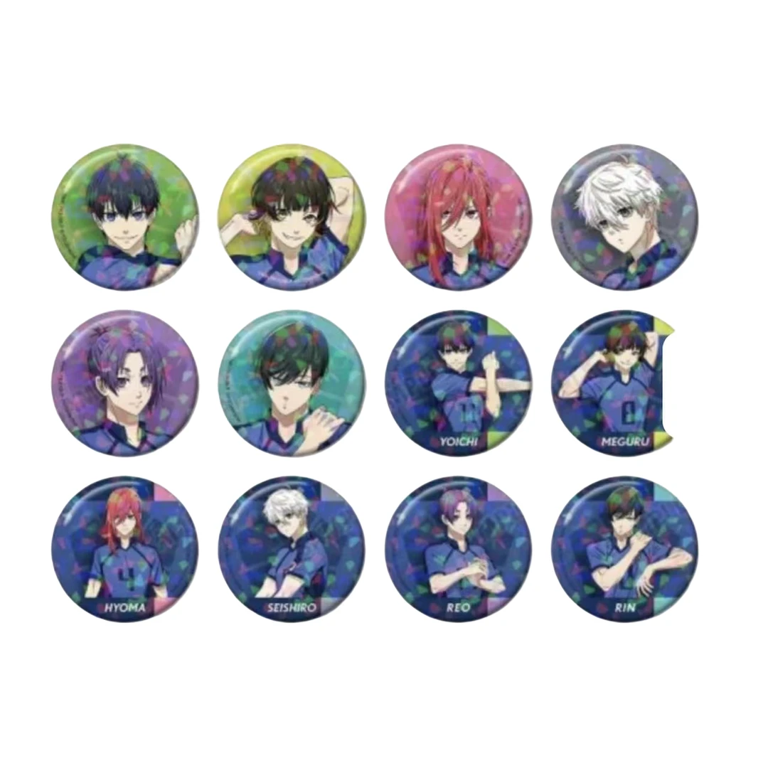 【蓝锁】a店限定 试前准备玻璃闪吧唧（盲盒产品 默认代拆）