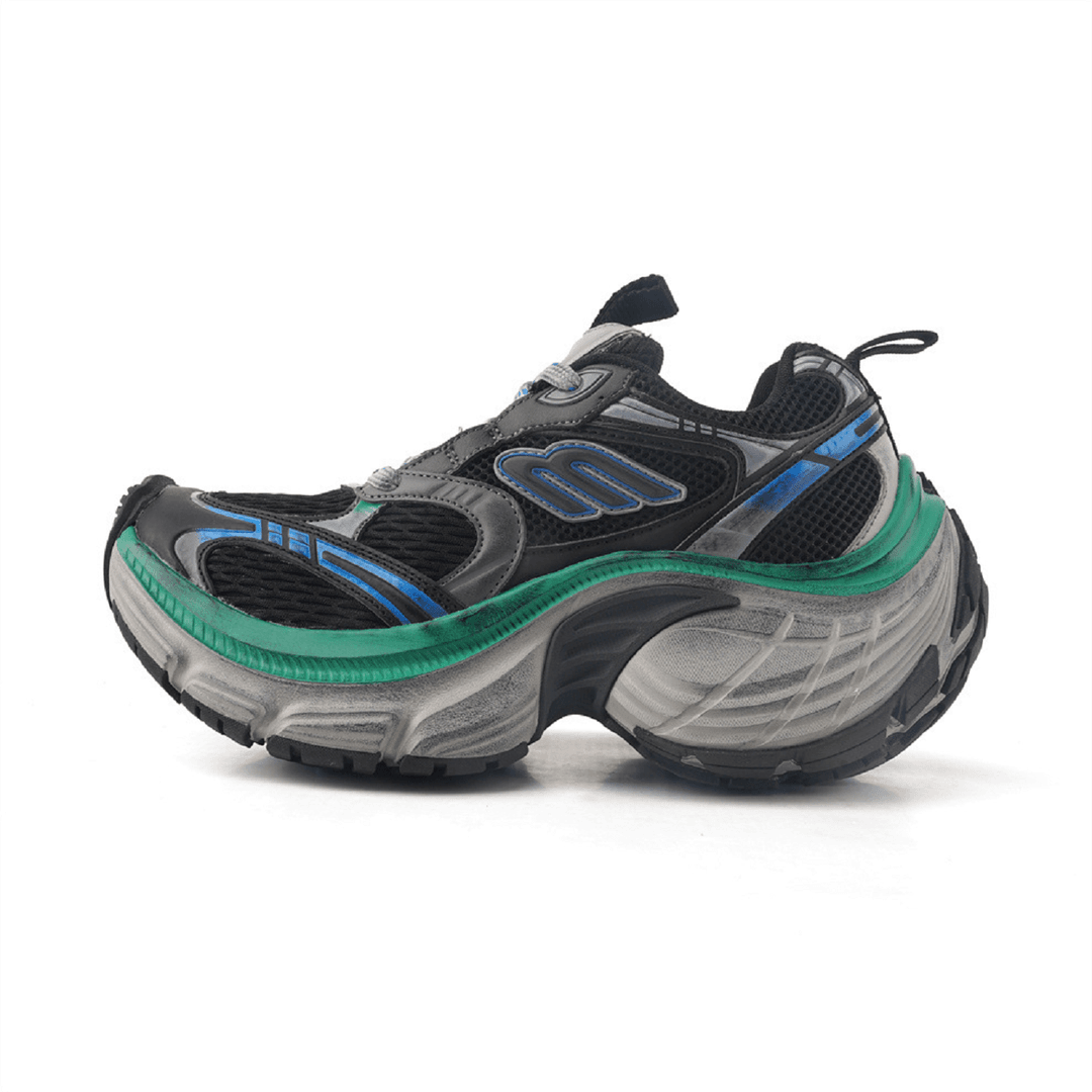 福建10xl夏天透气老爹鞋男女同款百搭运动休闲网面鞋厚底增高鞋