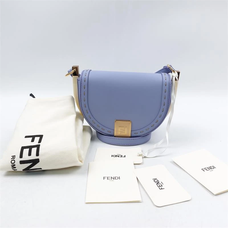 99新 FENDI/芬迪 蓝色单肩包/T_ZY0000286441