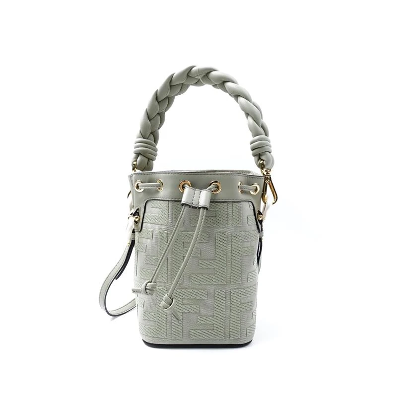 99新 FENDI/芬迪 抽绳水桶手提单肩包H_ZY0000383266