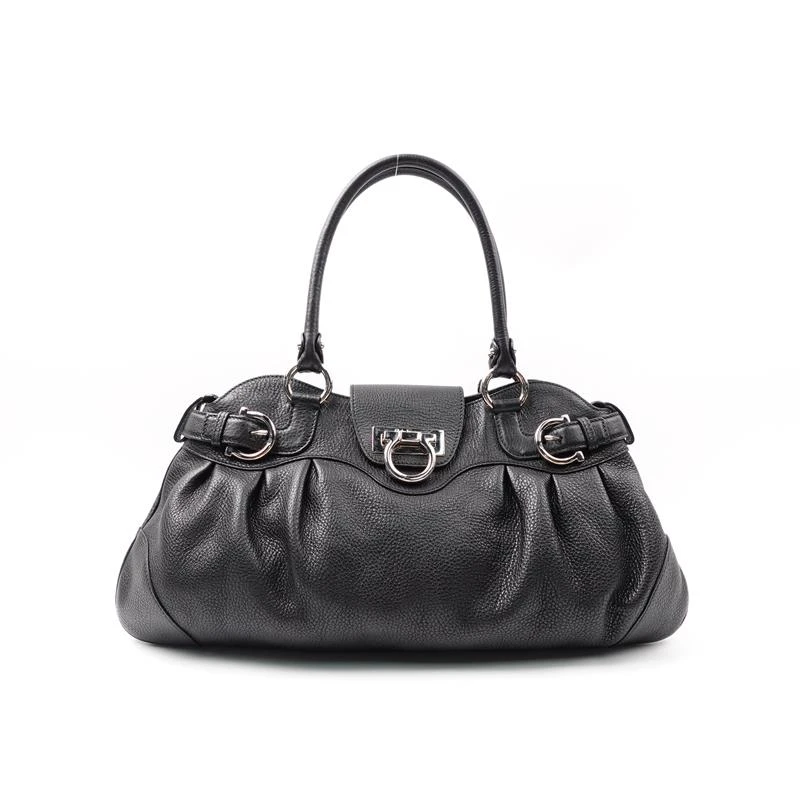 95新 FERRAGAMO/菲拉格慕 菲拉格慕黑色手提包H_ZY0000377565