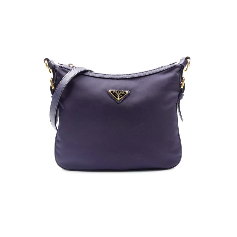 95新 Prada/普拉达  藏蓝色单肩包/T_ZY0000391832