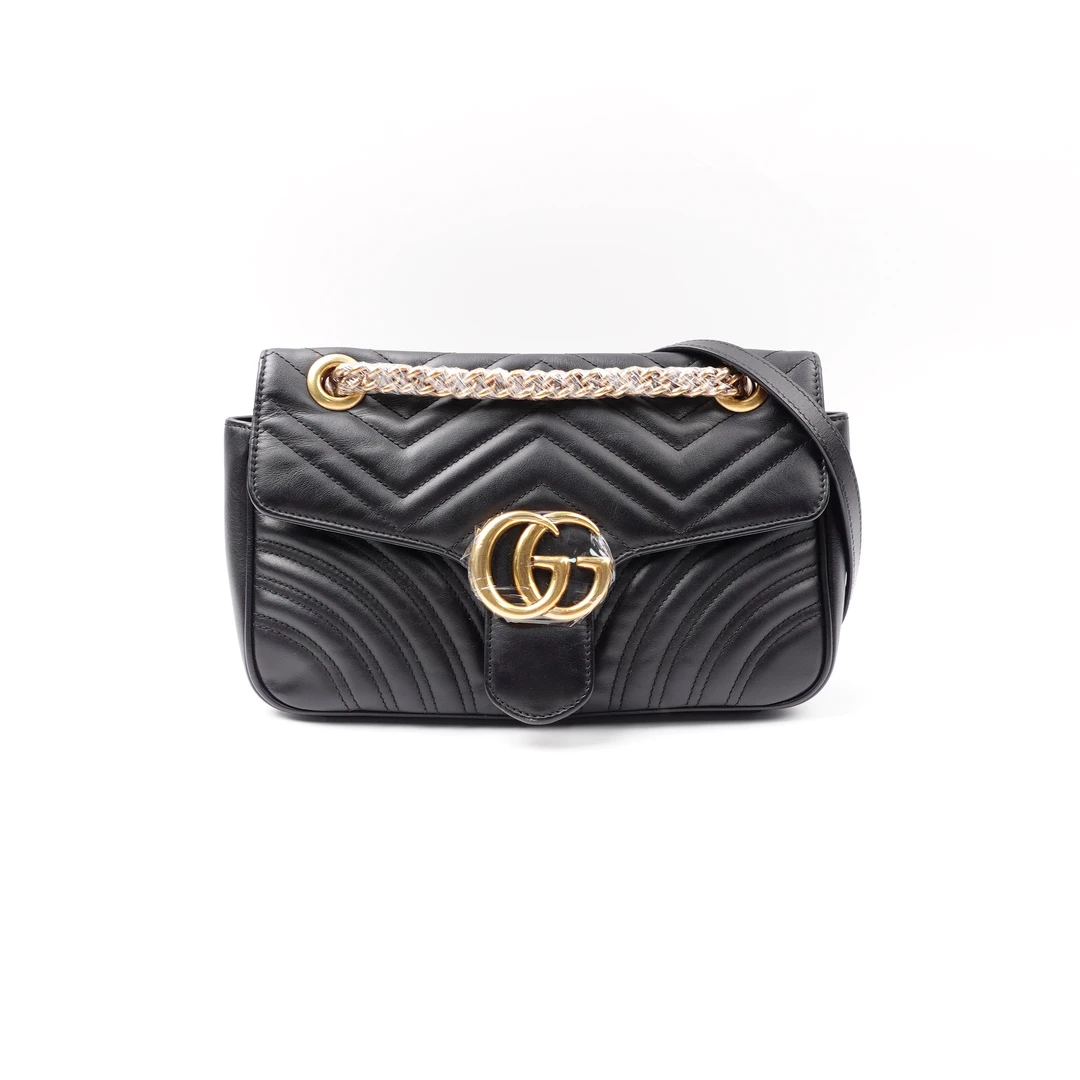95新 GUCCI/古驰 古驰黑金马蒙 LHJJMLXY0009