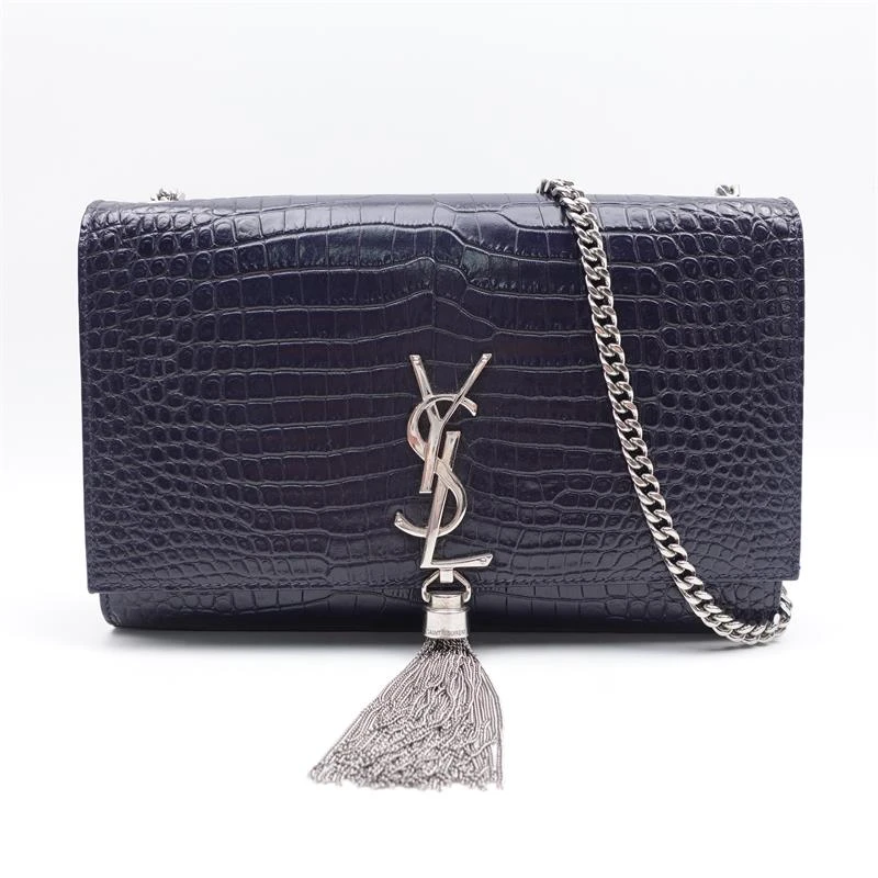 95新 YSL/圣罗兰 蓝色流苏单肩包/T_ZY0000277745