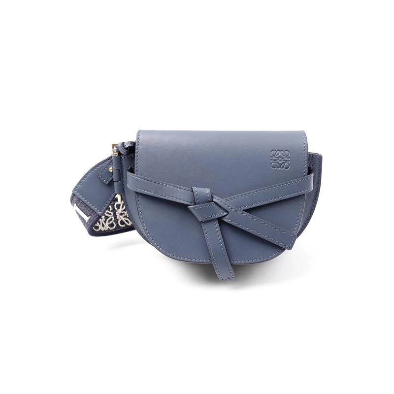 99新 LOEWE/罗意威 罗意威Gate藏青色单肩包H_ZY0000373476