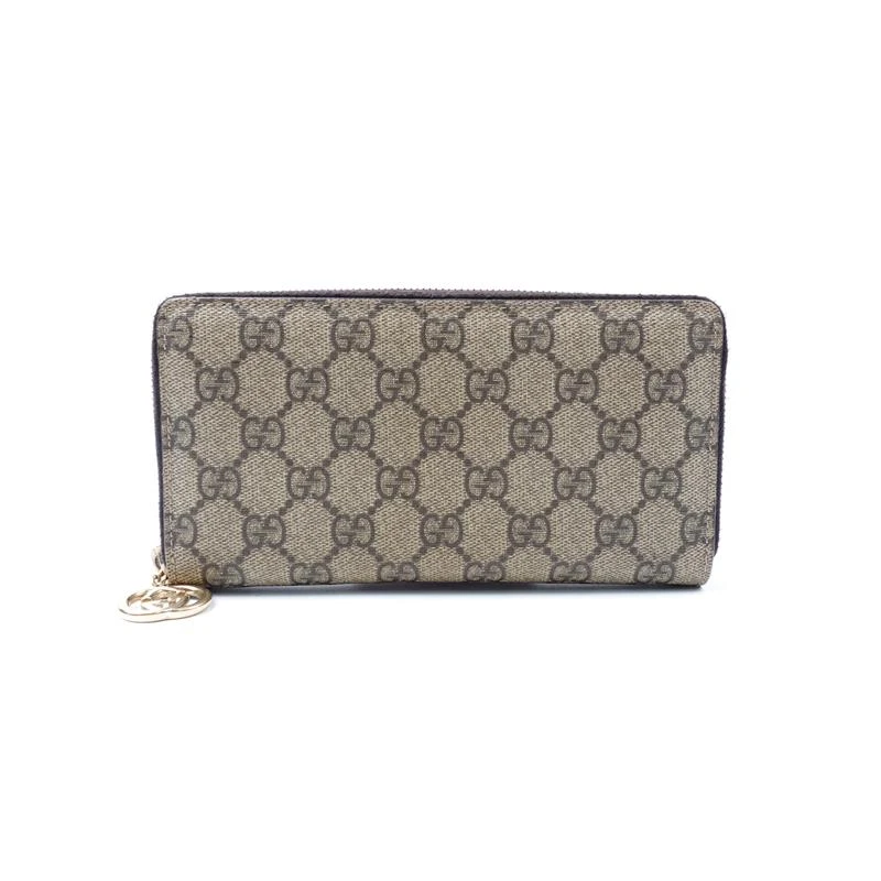 95新 GUCCI/古驰 古驰老花拉链长款钱包/H_ZY0000377409