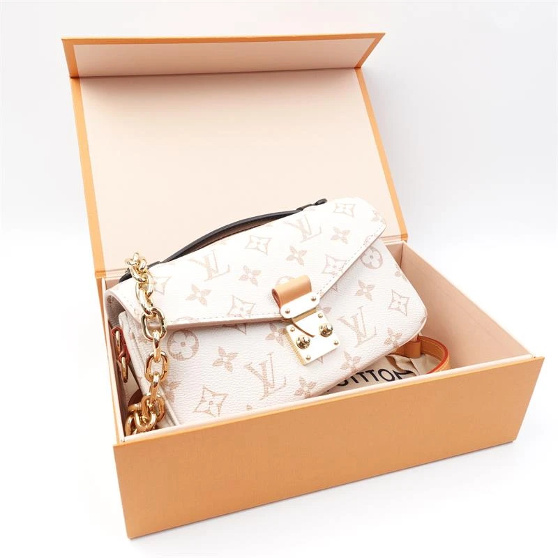 99新 LouisVuitton/路易威登 Metis白色老花单肩包T_ZY0000339161