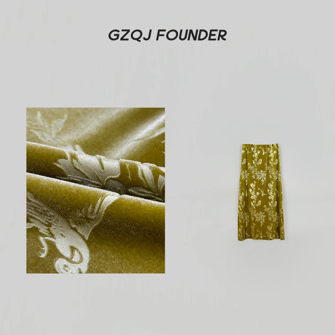 老琴私服【清风叹】2024春季新款复古国风优雅秋冬中长款半身裙2100