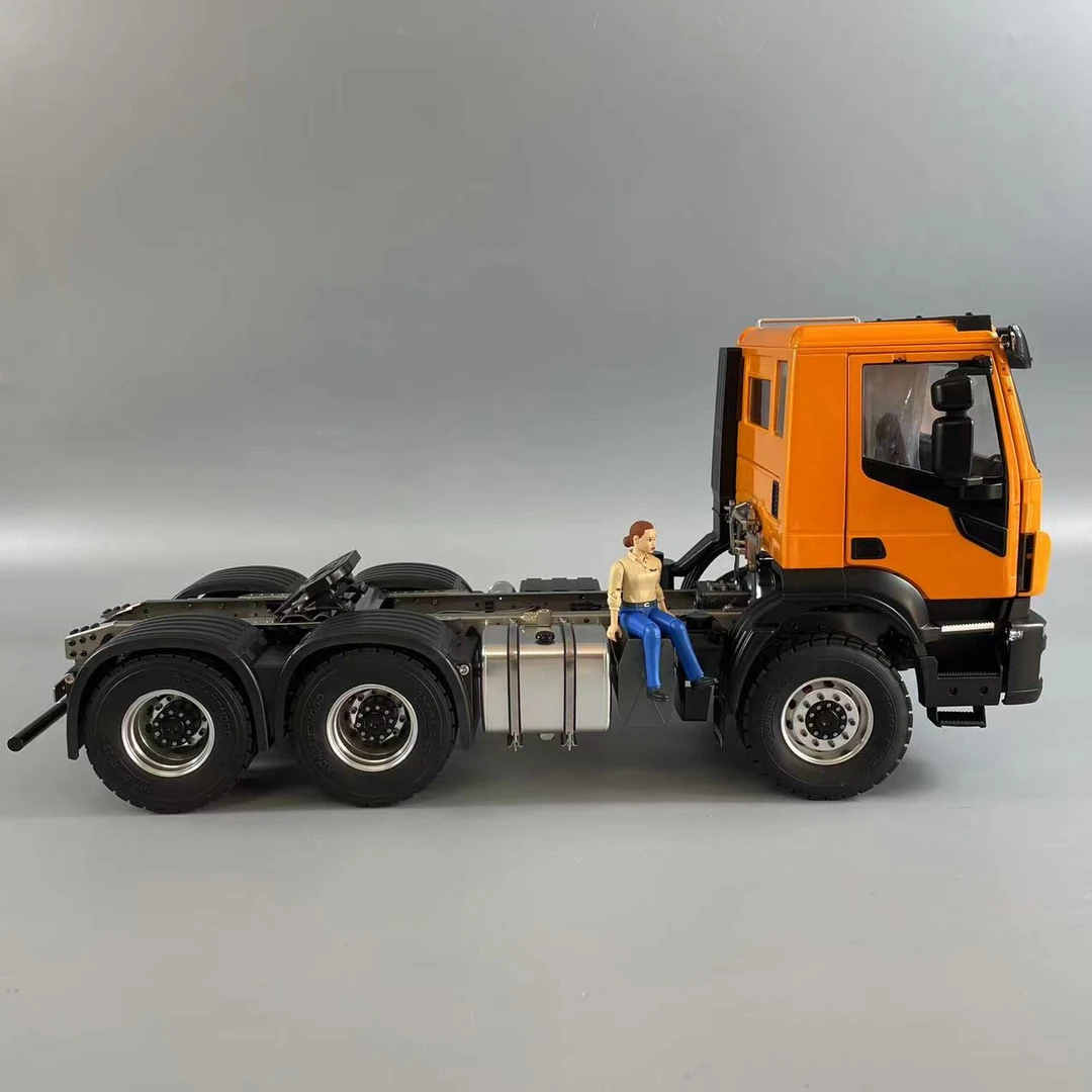 魔豆模型1/14 卡车6X4牵引车 仿真模型 田宫拖头 金属底盘改装车