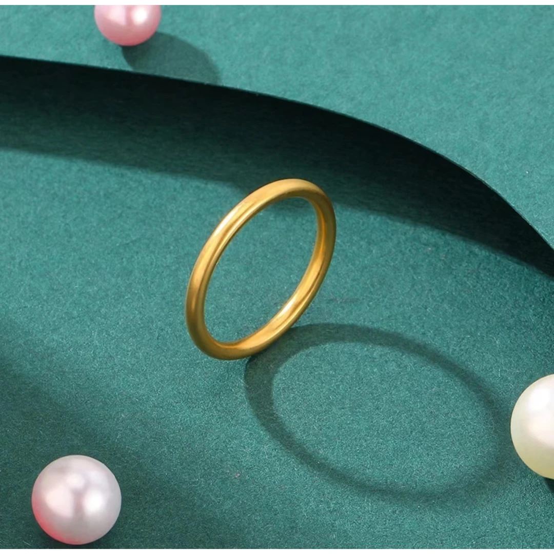 合金戒指 j6 古法素戒 爆款超值轻奢气质百搭首饰品