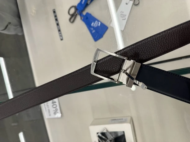 乔治 阿玛尼 Giorgio Armani 双面皮带3.5宽度