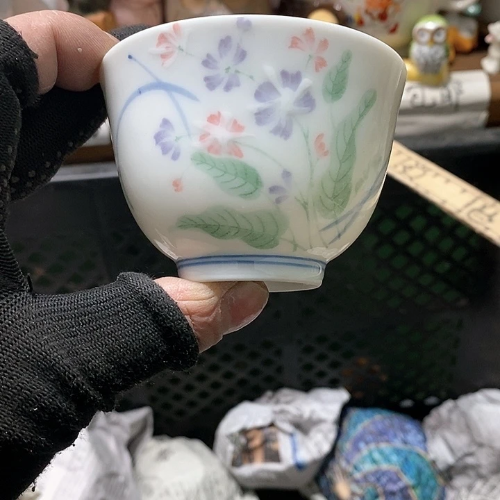 紫砂茶杯笨*德日本回流精品瓷器