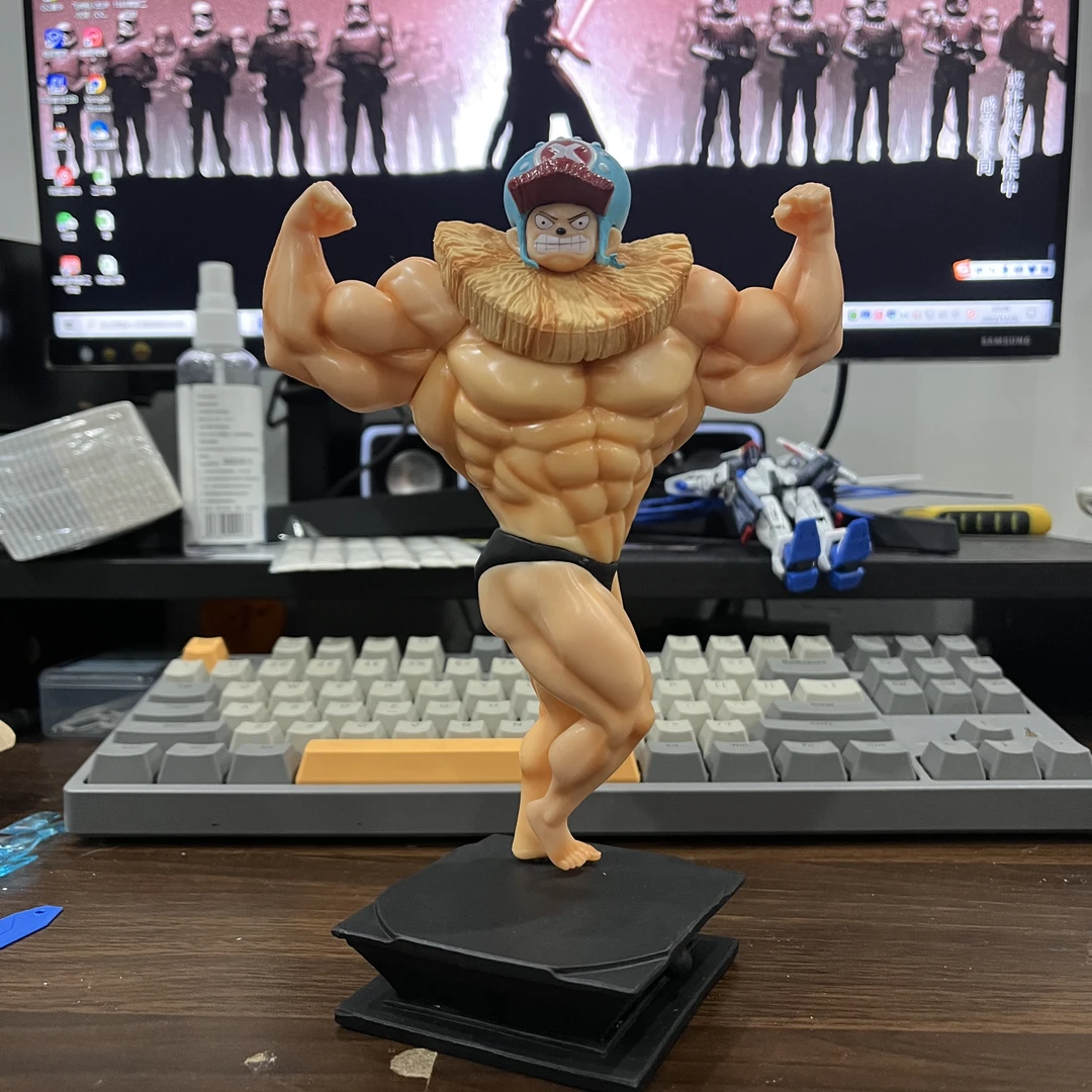 海贼王 健身肌肉猛男乔巴手办雕像摆件公仔玩具模型