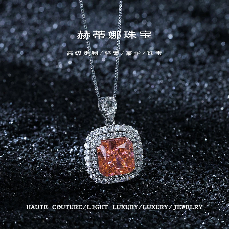 铜合金项链 HH9004欧 •【橘子花海】系列 唯美轻奢时尚气质百搭项链