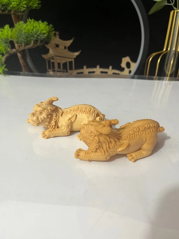 黄杨木貔貅木雕工艺品