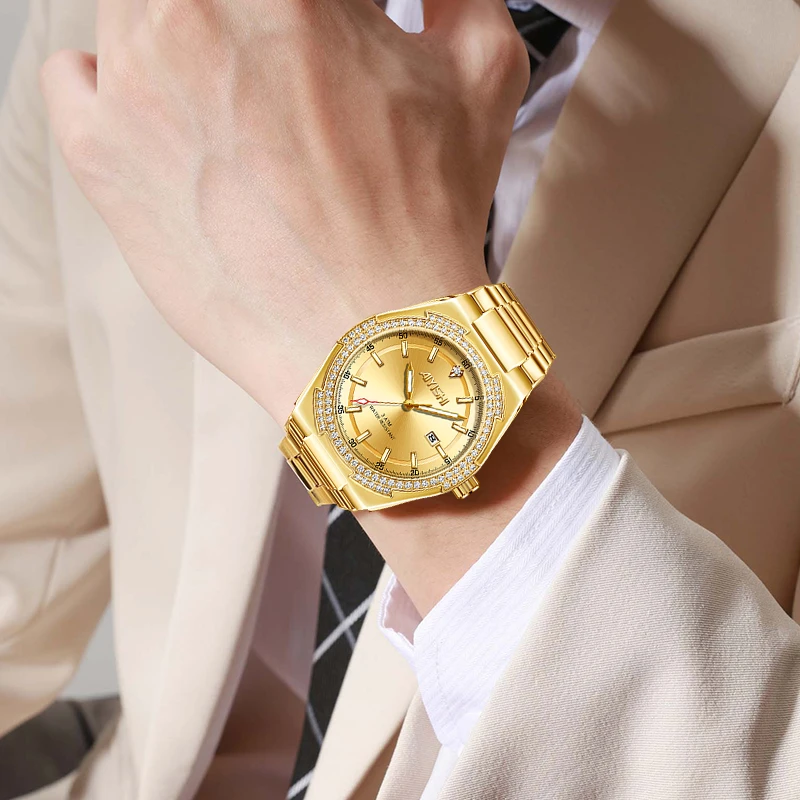 瑞士AIYISHI全新未使用纵横四海男女同款腕表2068