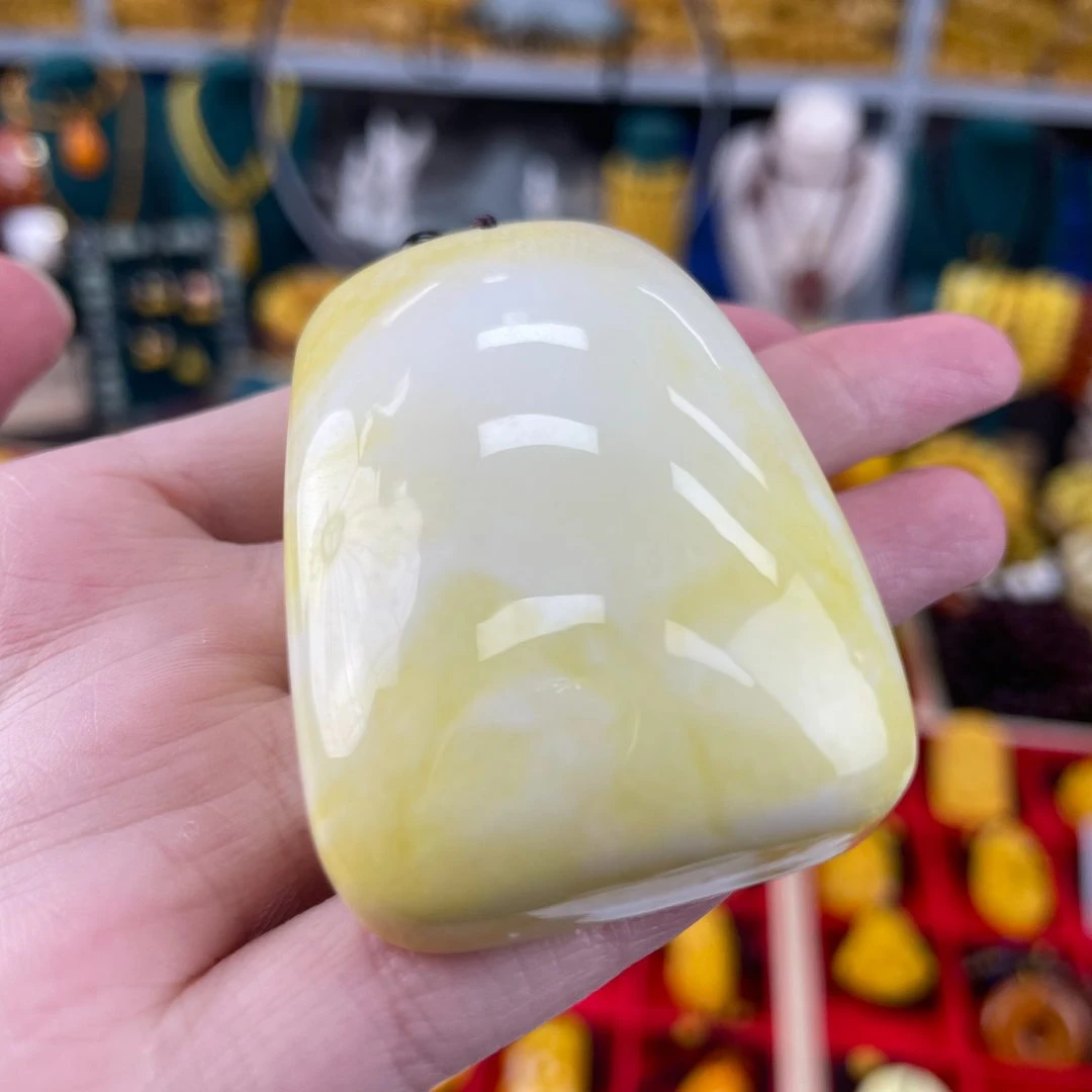 女款白腊色无事牌平安牌毛衣链高端饰品经典款时尚