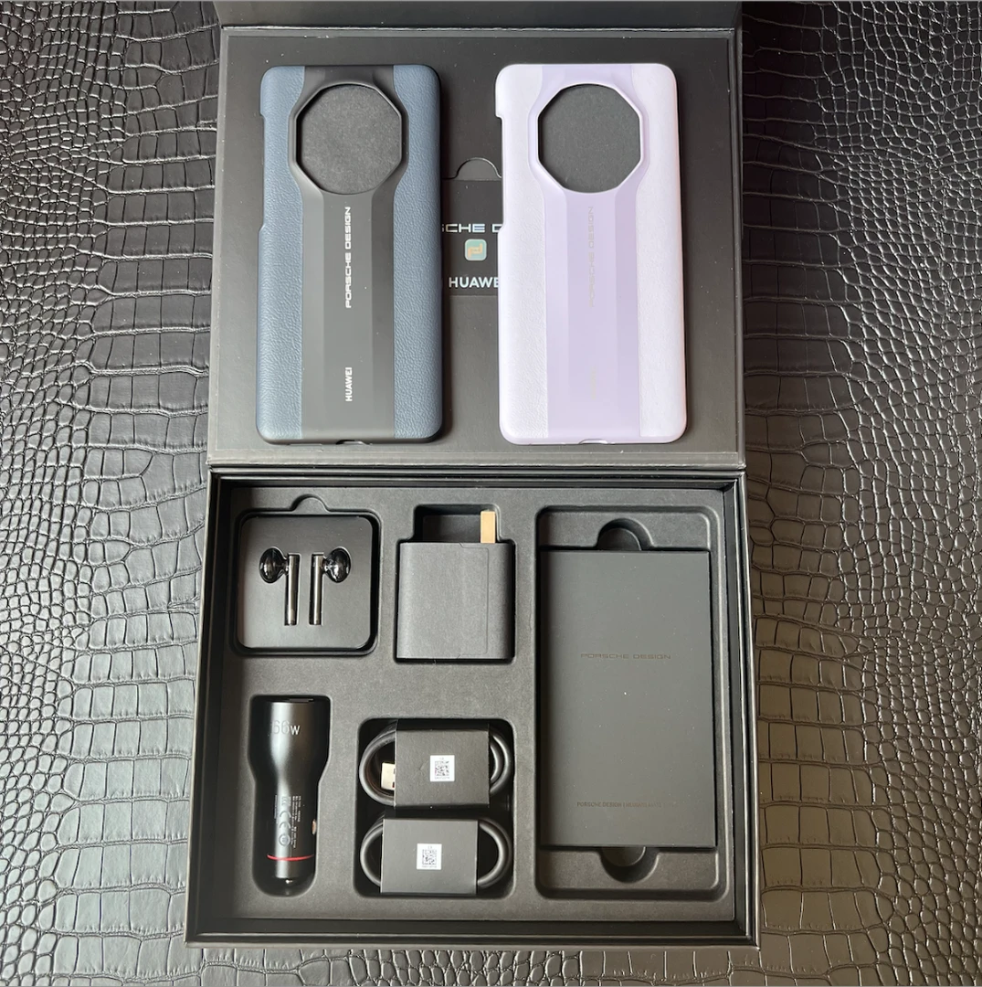 适用于华为mate50rs保时捷原装手机壳/充电器/车充/耳机原机正品