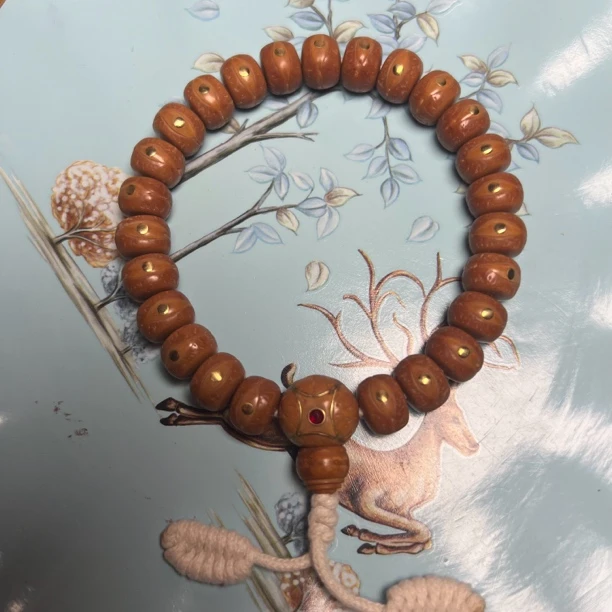 12+麒麟三通凤眼菩提藏式镶嵌单圈