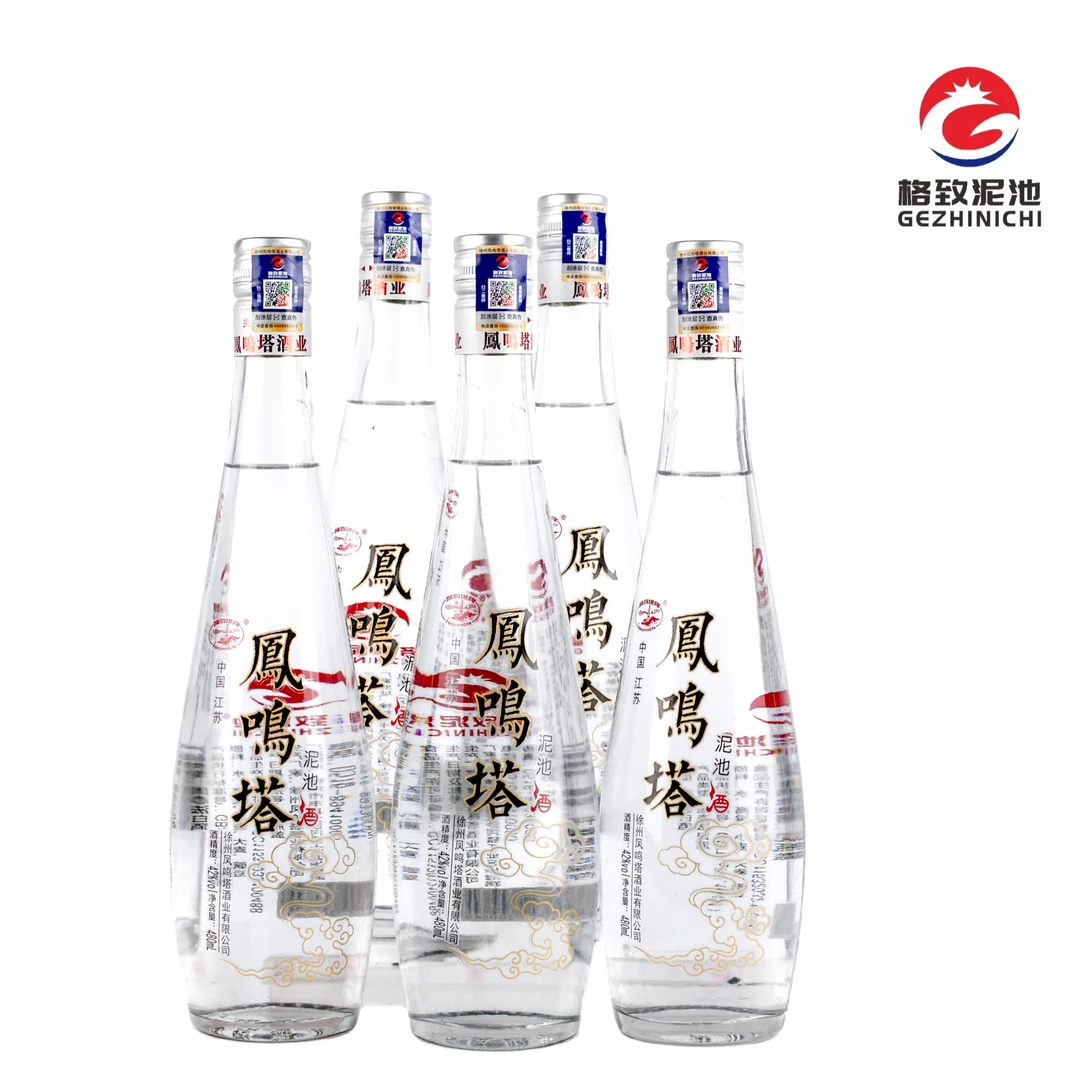 格致泥池凤鸣塔系列 白棍 浓香型优级白酒42度480ML*6