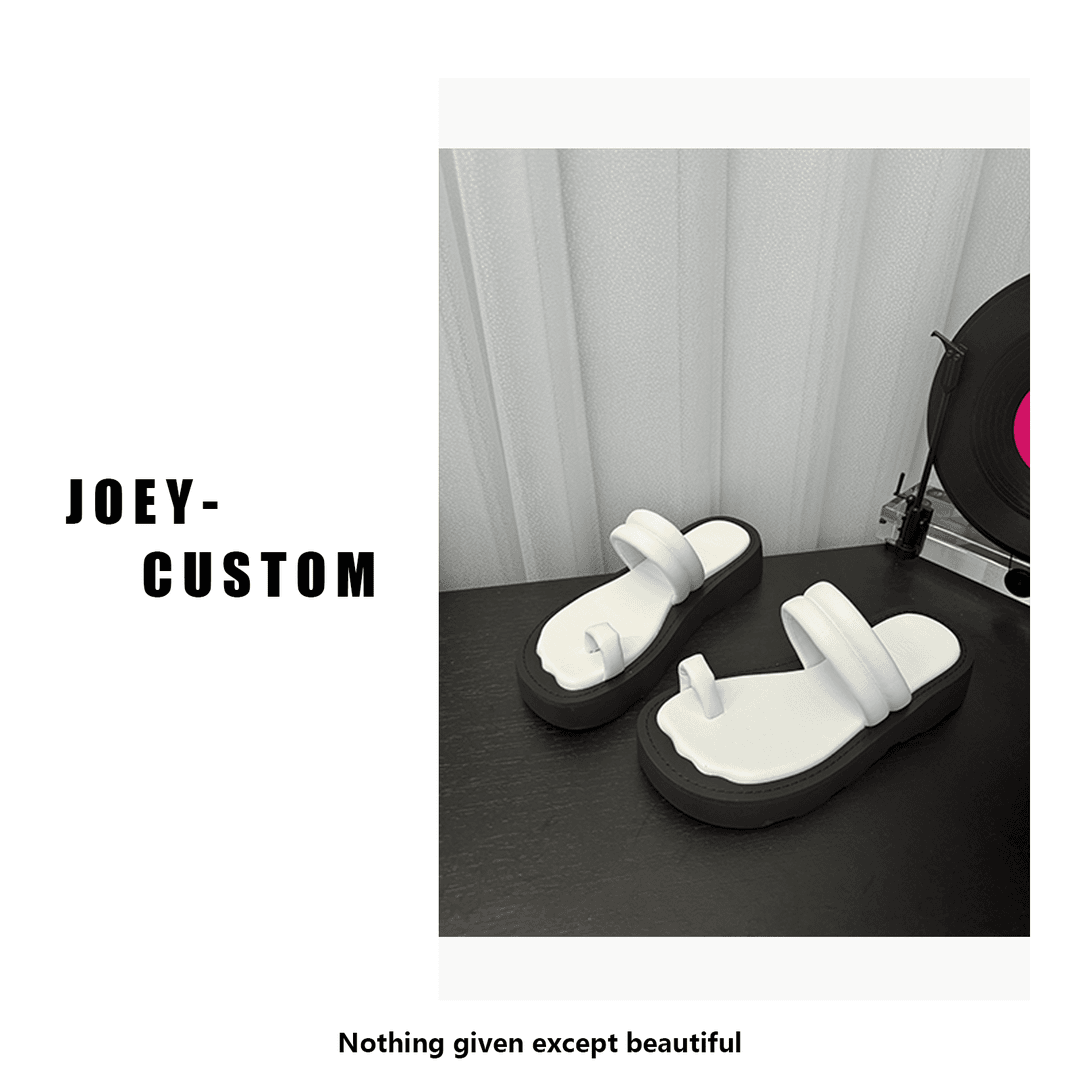 【JOEY】高级感舒适小众套趾平底外穿休闲拖 8818/06-8