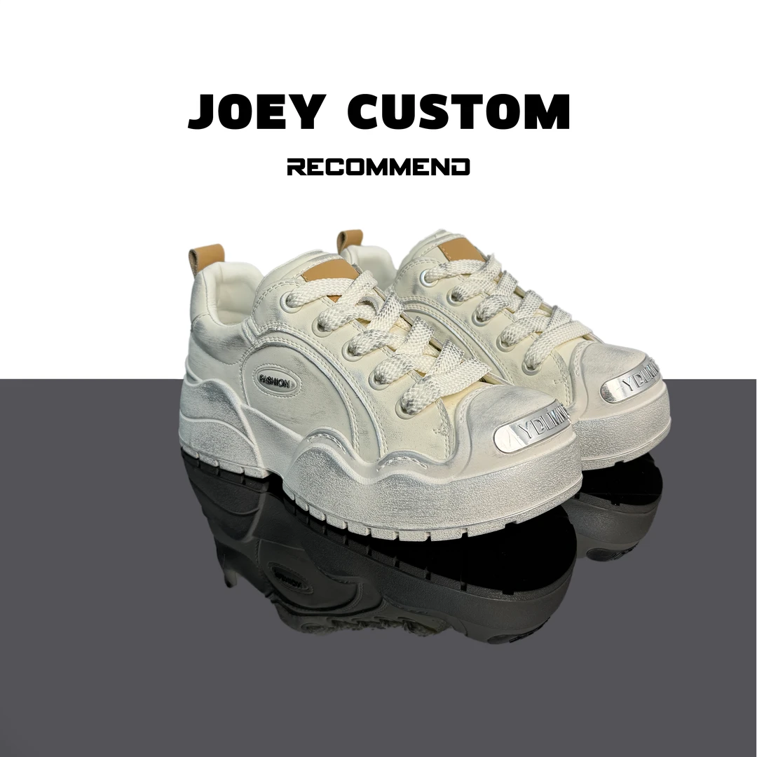 JOEY | 【马里奥】原创小众设计款擦色脏旧风板鞋女款潮鞋 9055-1