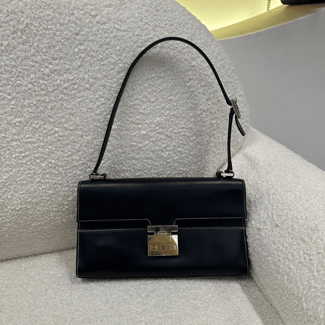 95新 GUCCI/古驰 gucci外缝线单肩包