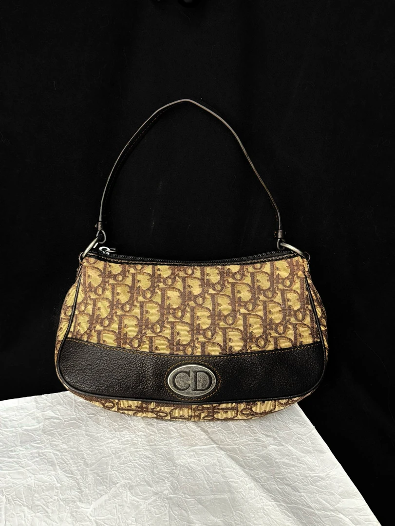 95新 Chanel/香奈儿 （K）dior 老花腋下单肩包