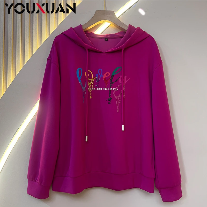 【韩版新品】2024新款女装秋季时尚休闲百搭宽松长袖卫衣帽衫16615