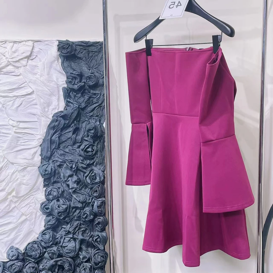 45号B-4显瘦连衣裙气质时尚