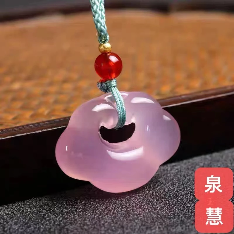 精品！天然高冰玉髓祥云如意吊坠（多样性发货 拍一发一）