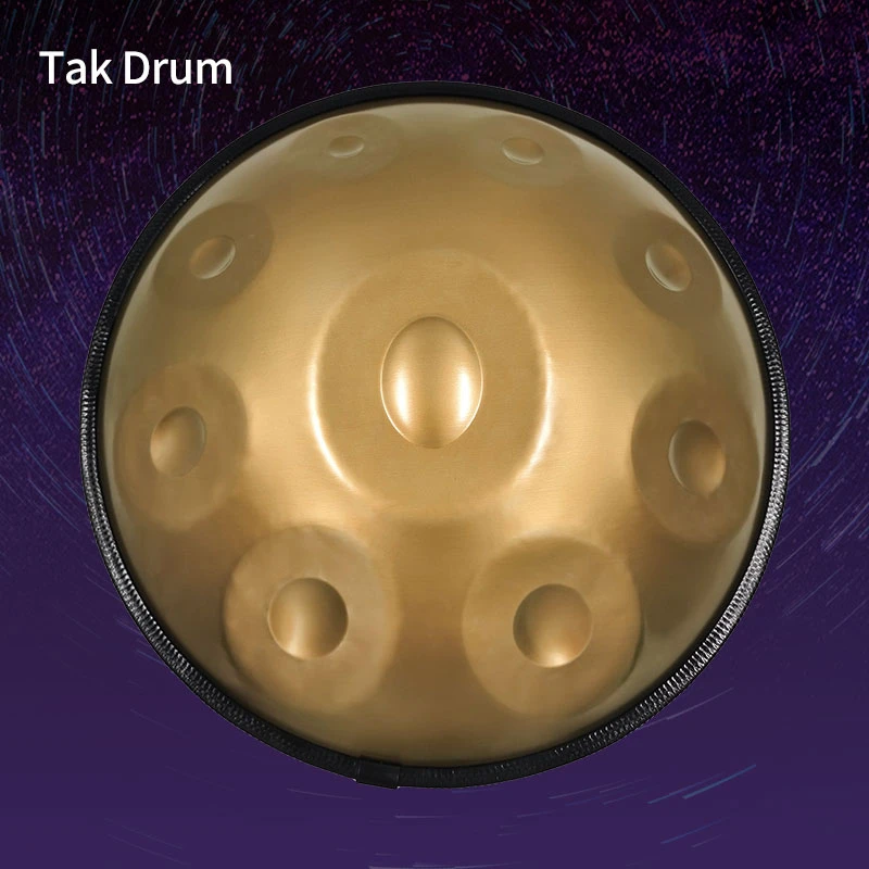 【Tak Drum】演奏家金色 手碟鼓Handpan 9音10音