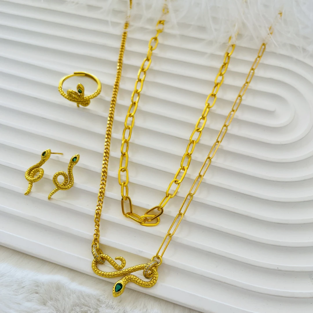 铜合金项链 Nipal 352时尚三件套