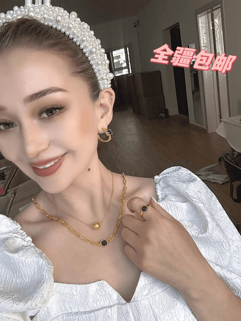 铜合金项链 744三件套