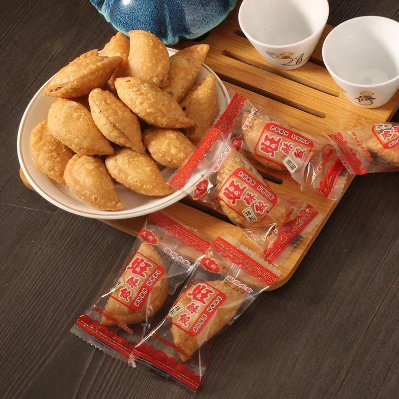 潮汕特产酥饺油角酥角仔汕头传统美食糖饺角子花生饺子香甜500g