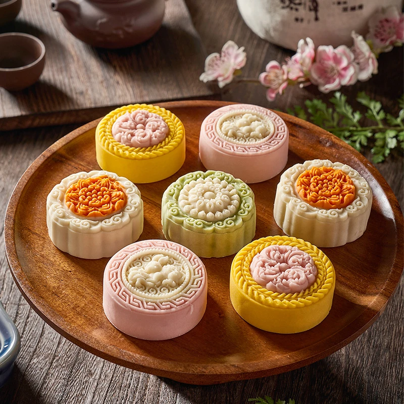 中秋月饼礼盒装国潮茶味月饼批发伴手礼公司团购送礼月饼