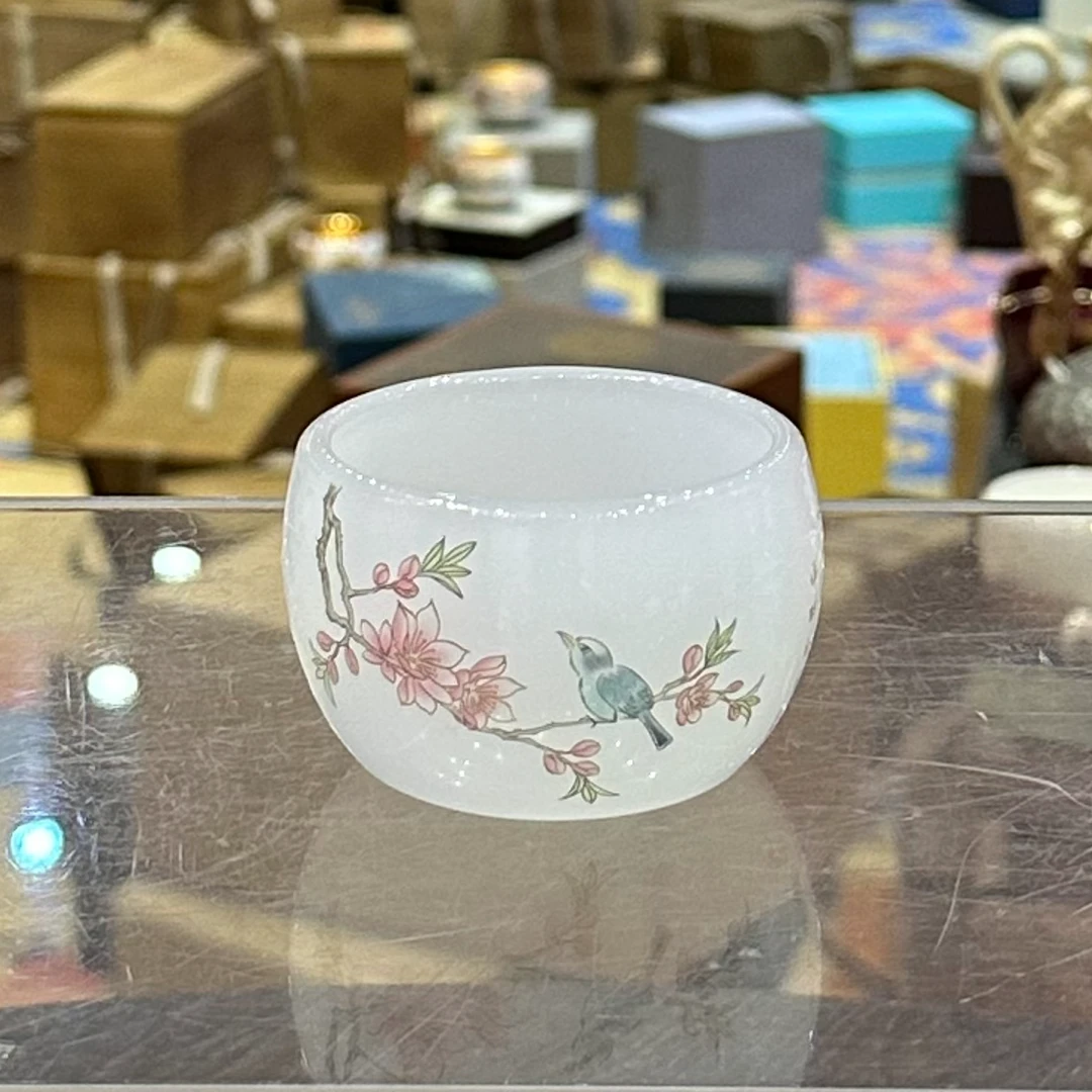 【闪购商品】喜上眉梢琉璃主人杯茶杯023363