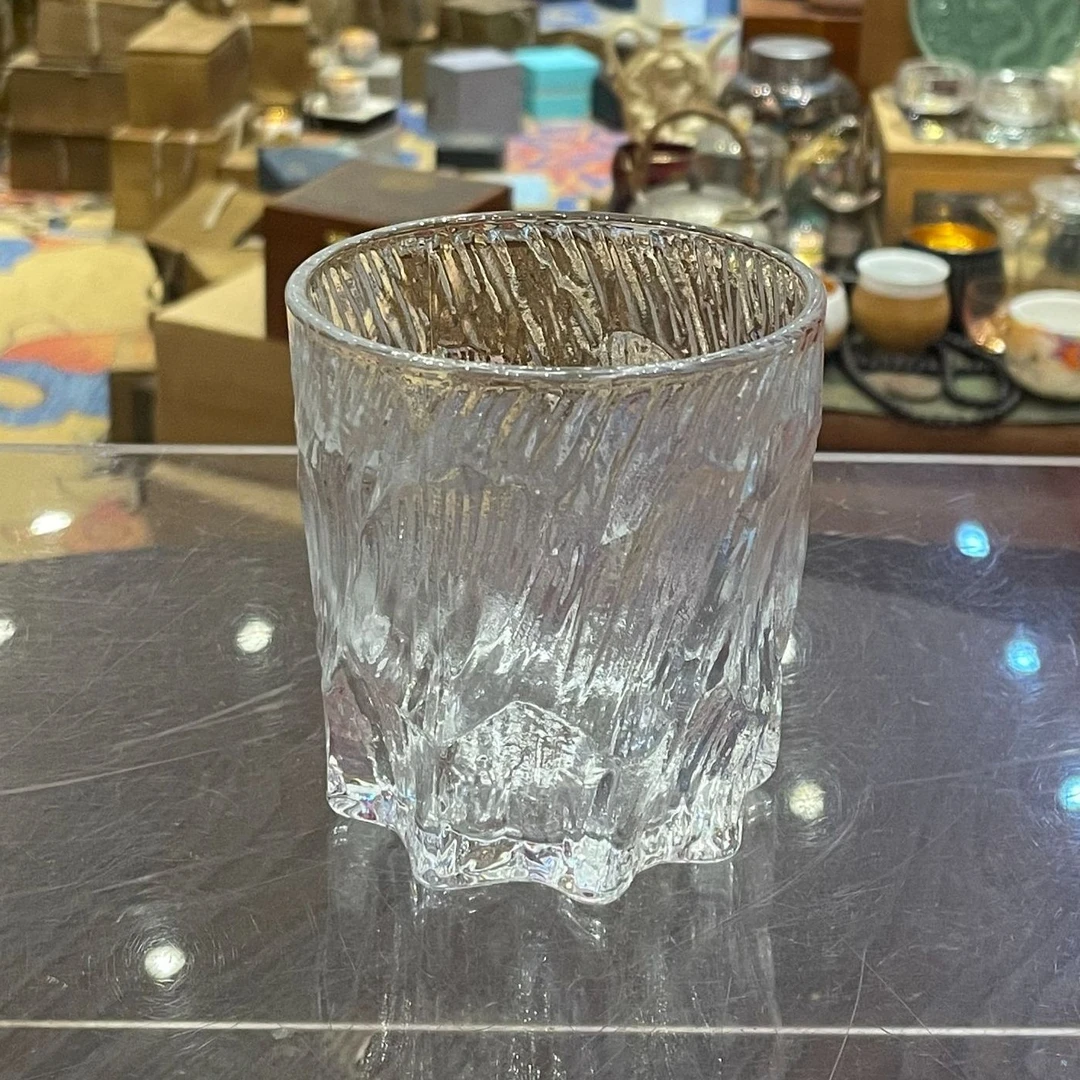 【闪购商品】锤纹玻璃水杯茶杯，394305