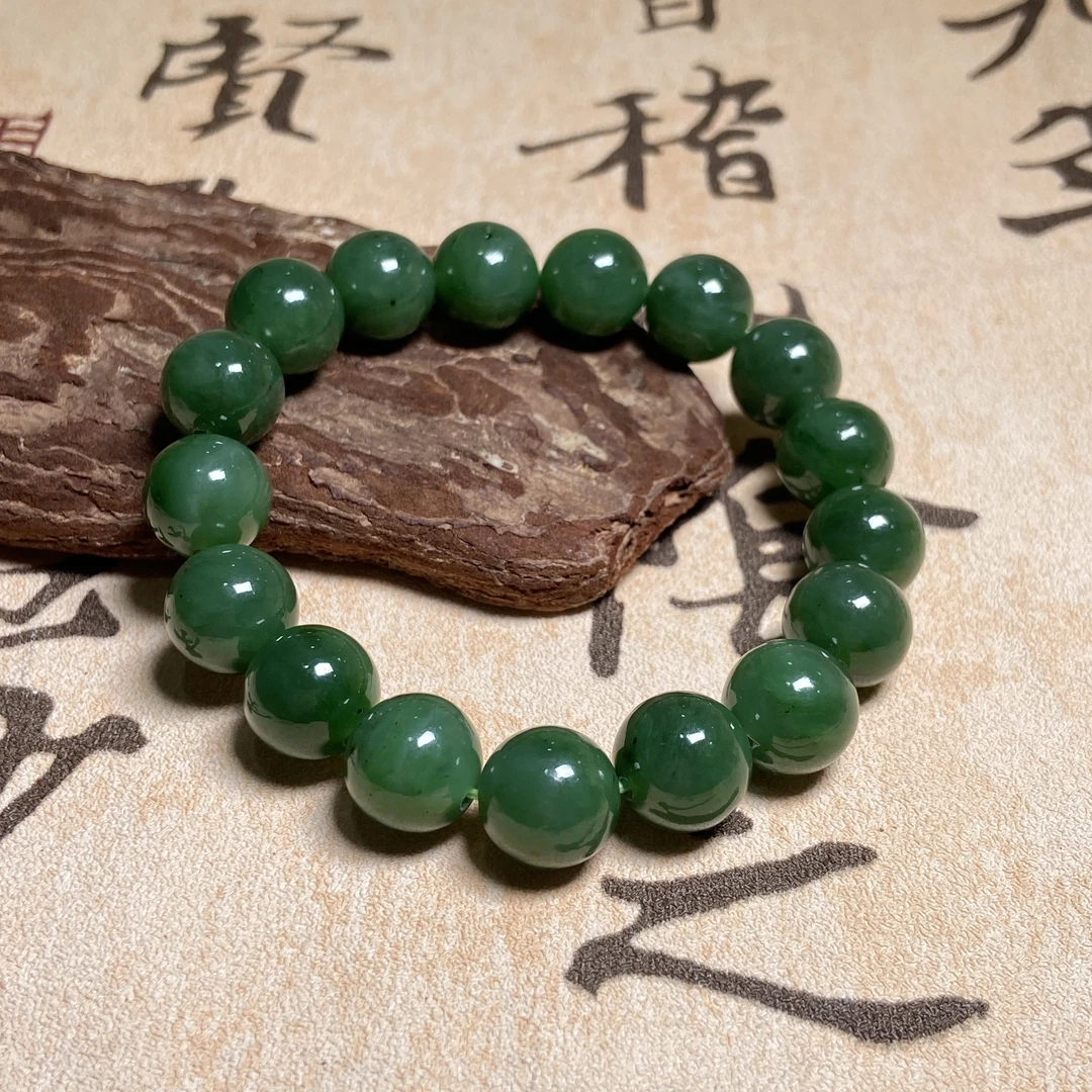 【小北严选】和田玉单圈手串20-16H10X777【多样性发一件】约11.5mm+