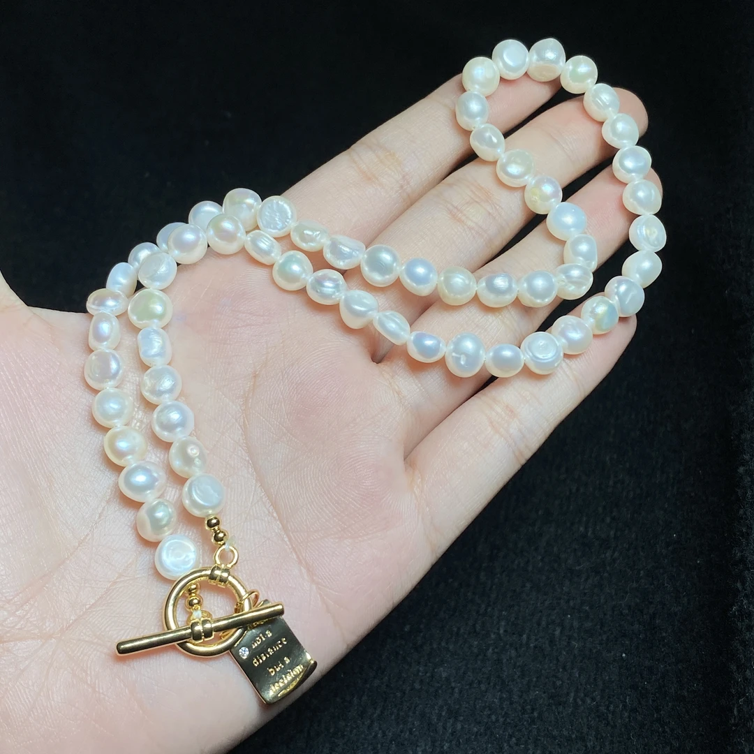 【小北严选】淡水珍珠随形项链1-16H27X304【多样性发一件】